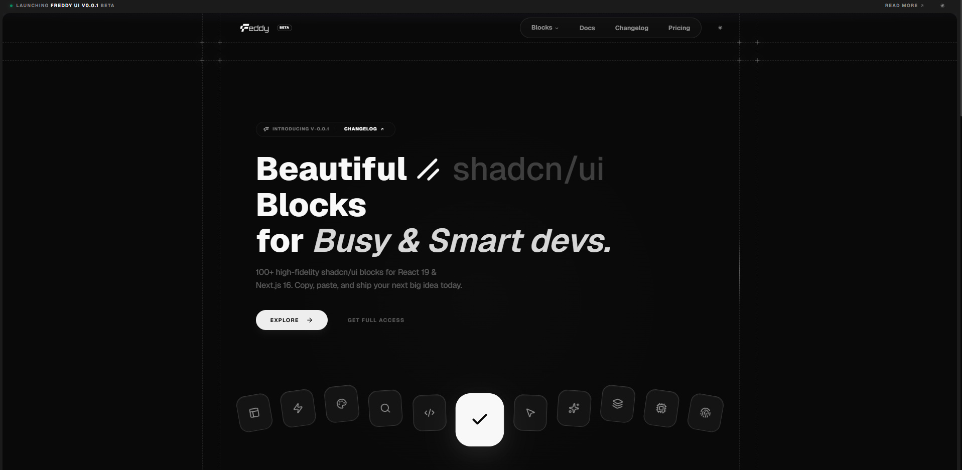 Freddy UI: 100+ shadcn/ui Blocks for React & Next.js (Free to Use)